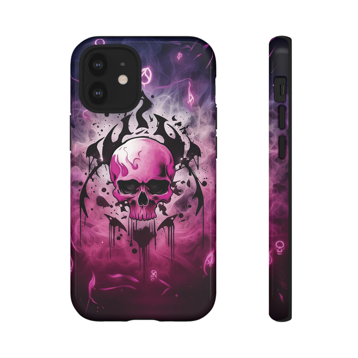 Phone Case - Tough - Pink Skull