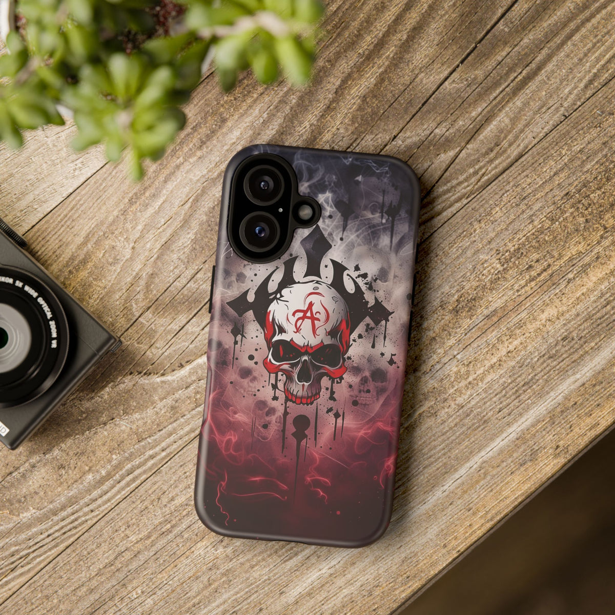 Phone Case - Tough - Red Skull
