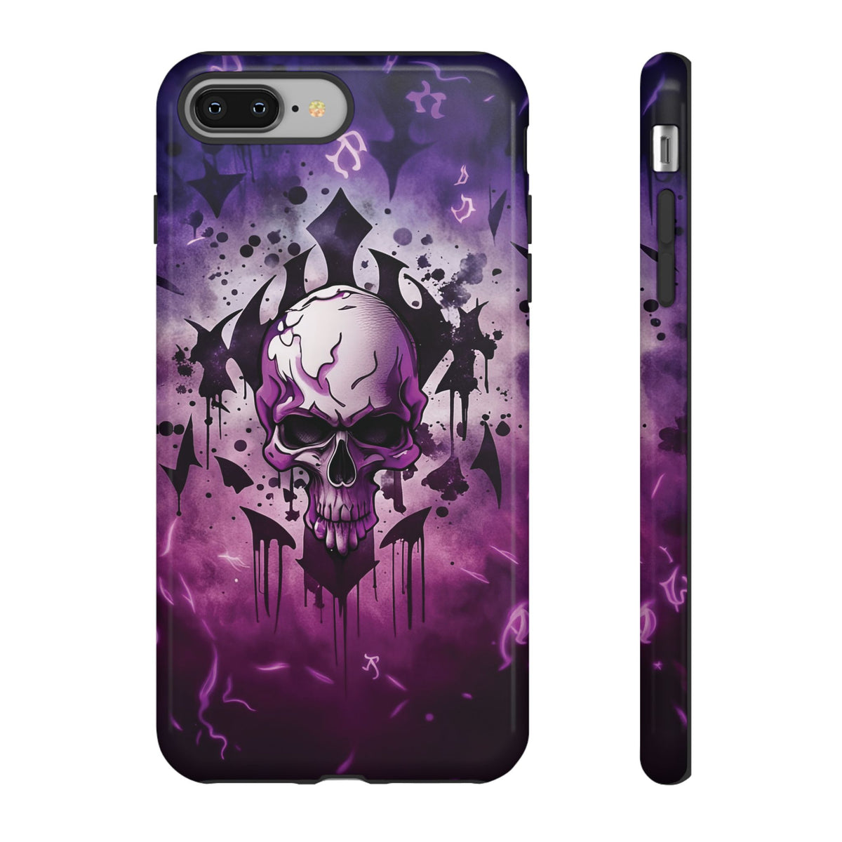 Phone Case - Tough - Purple Skull