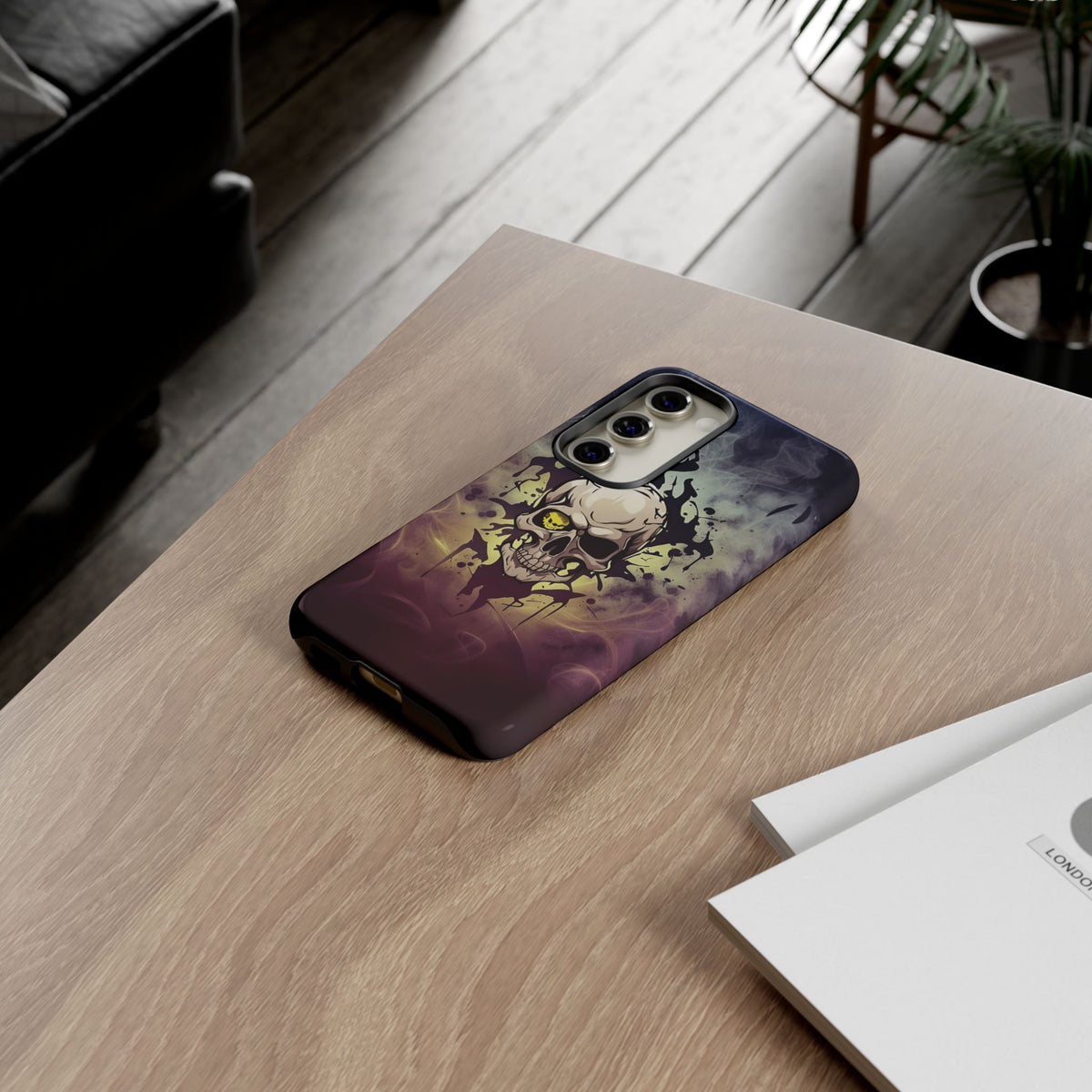 Phone Case - Tough - Yellow Skull