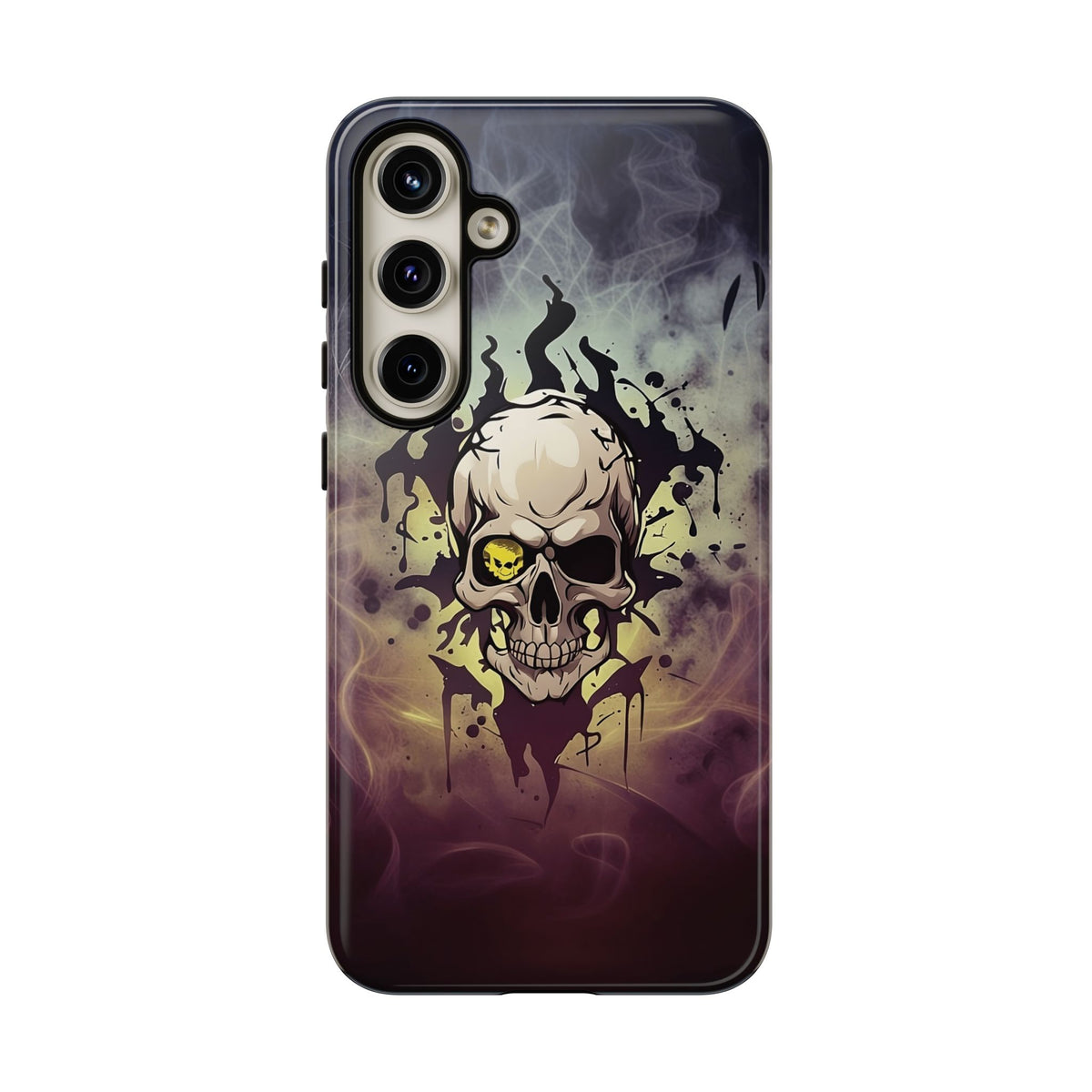 Phone Case - Tough - Yellow Skull