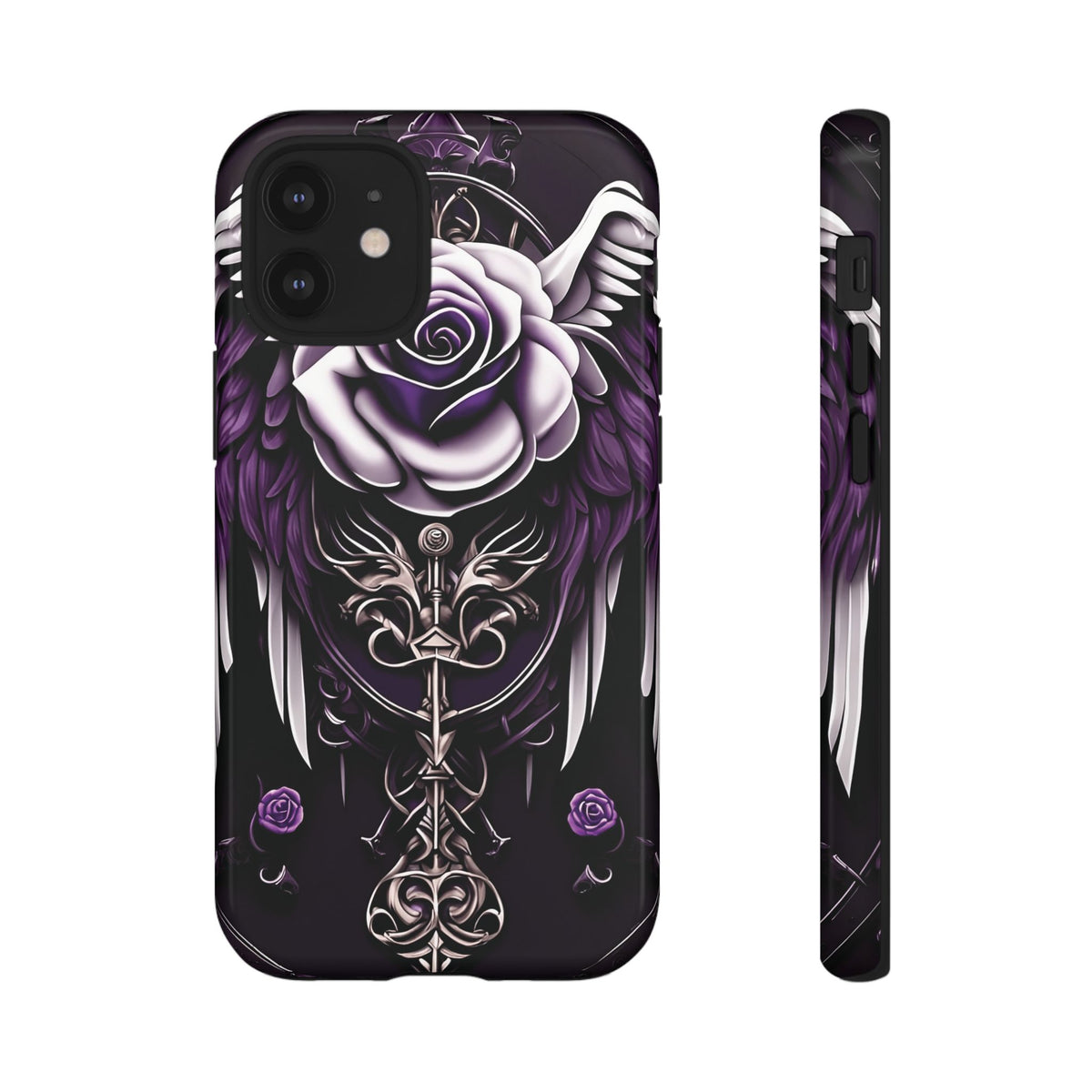Phone Case - Tough - Purple Angel Wings