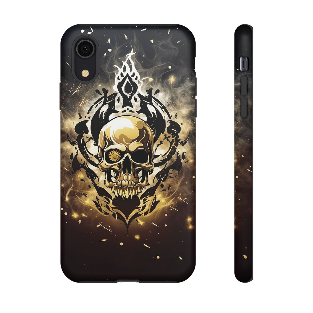 Phone Case - Tough - Gold Skull