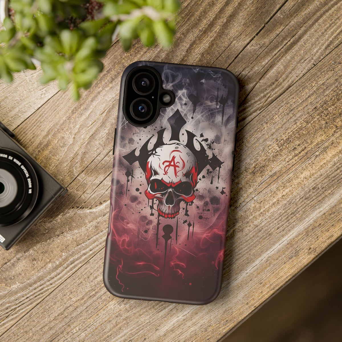 Phone Case - Tough - Red Skull