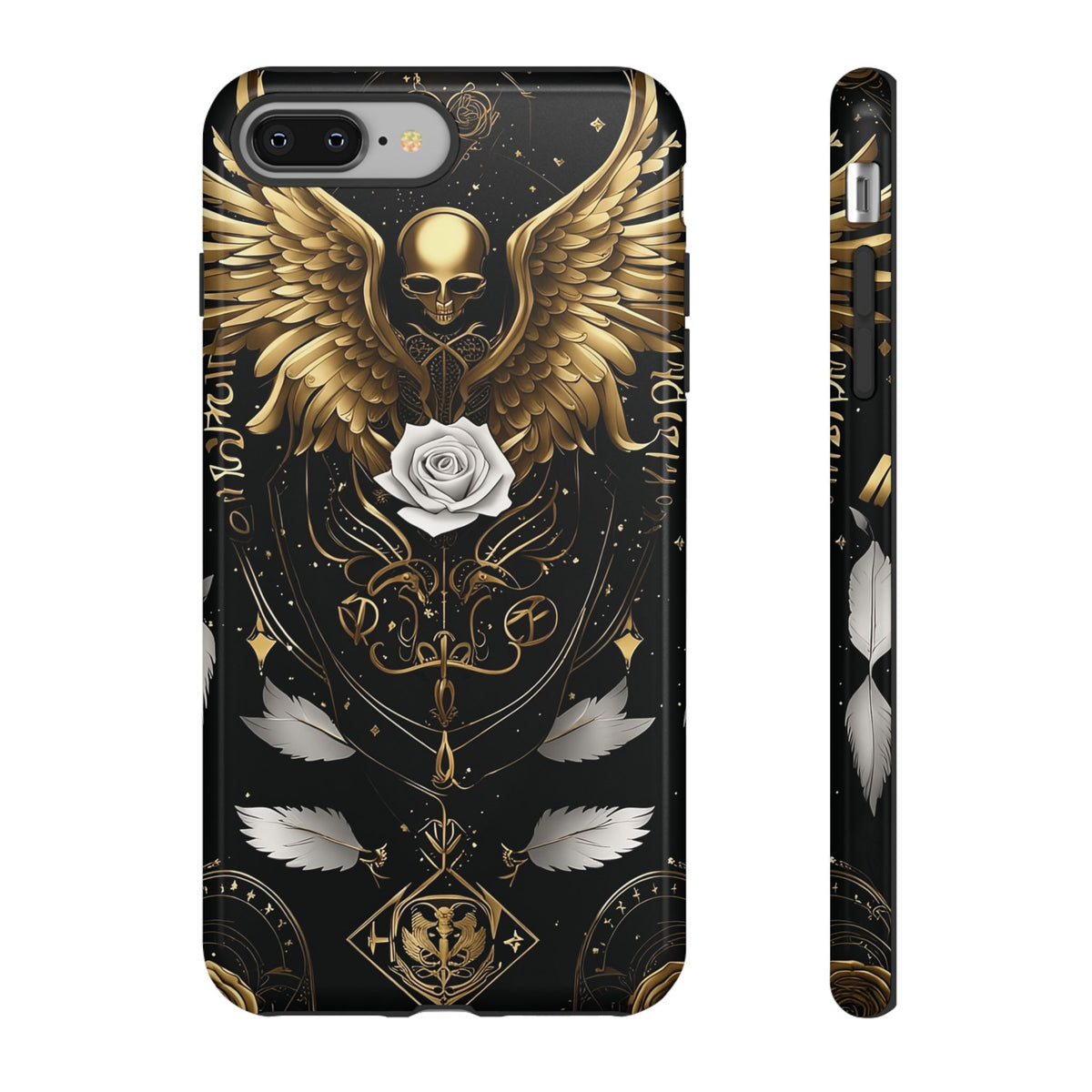 Phone Case - Tough - Gold Angel Wings