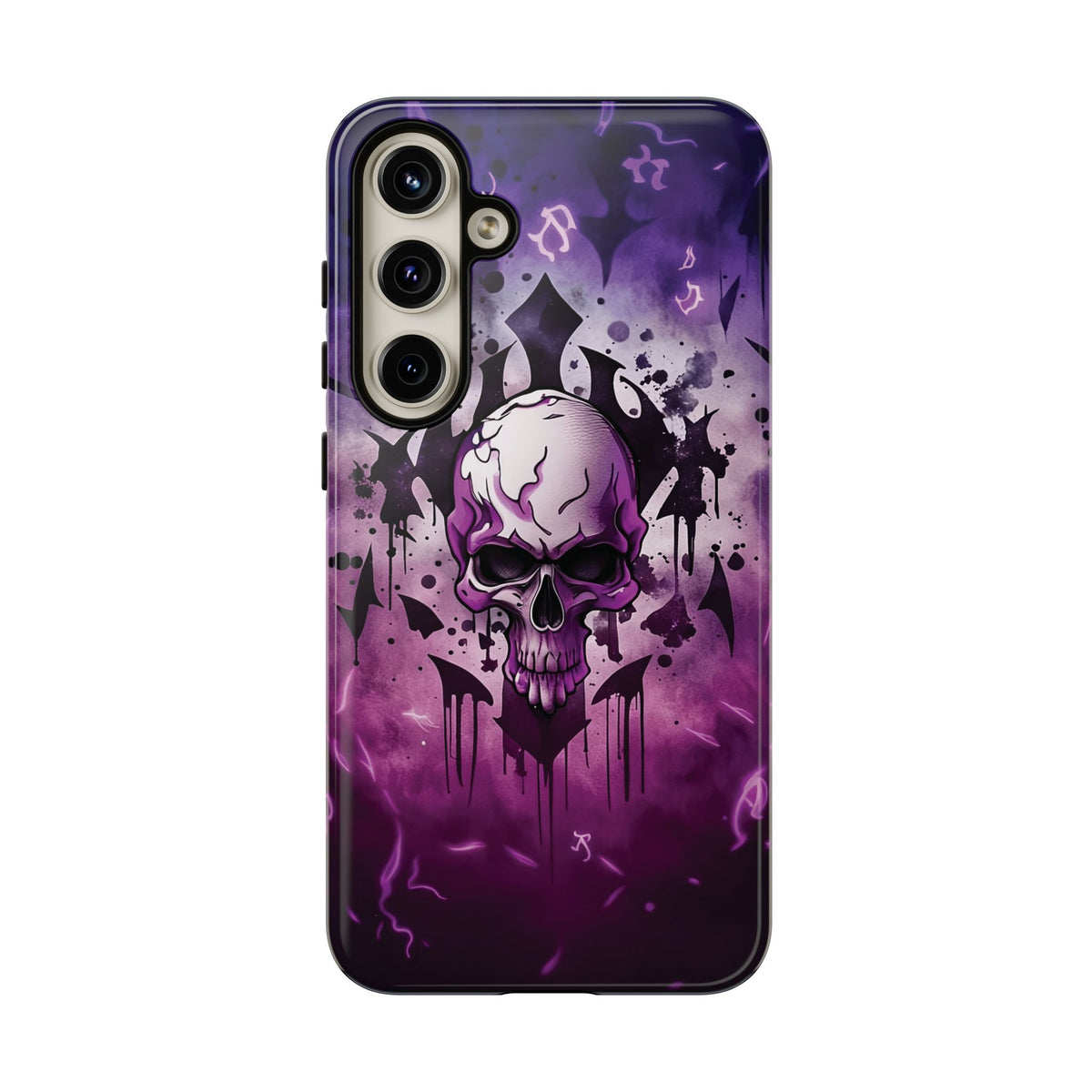 Phone Case - Tough - Purple Skull