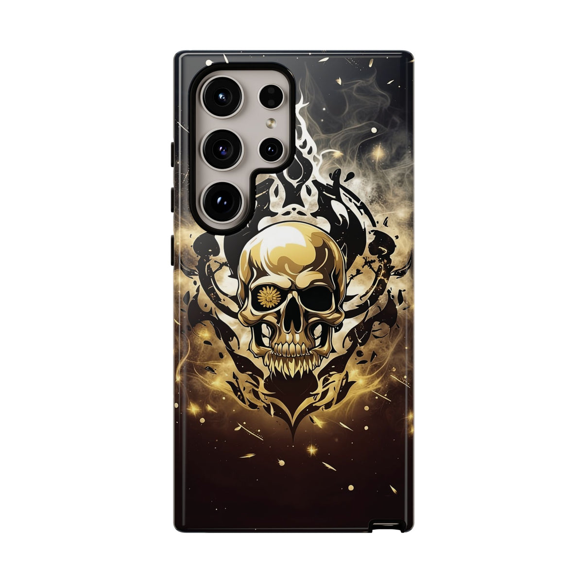 Phone Case - Tough - Gold Skull