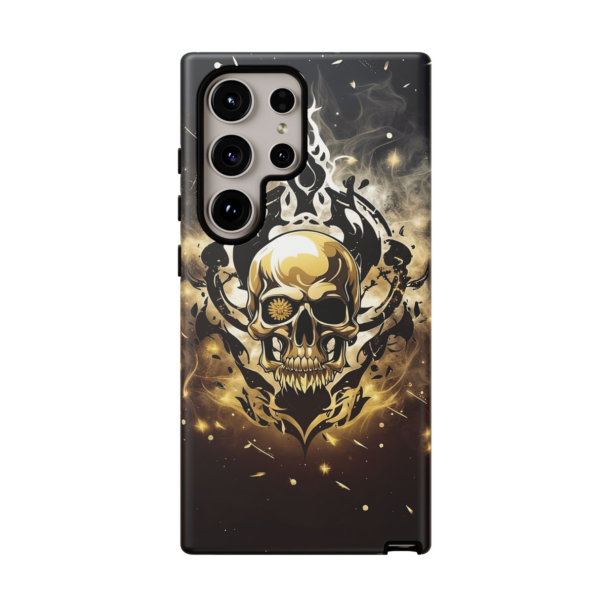 Phone Case - Tough - Gold Skull