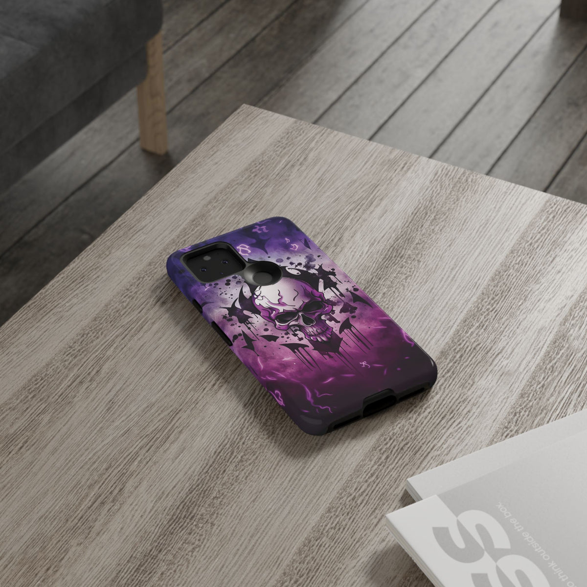 Phone Case - Tough - Purple Skull