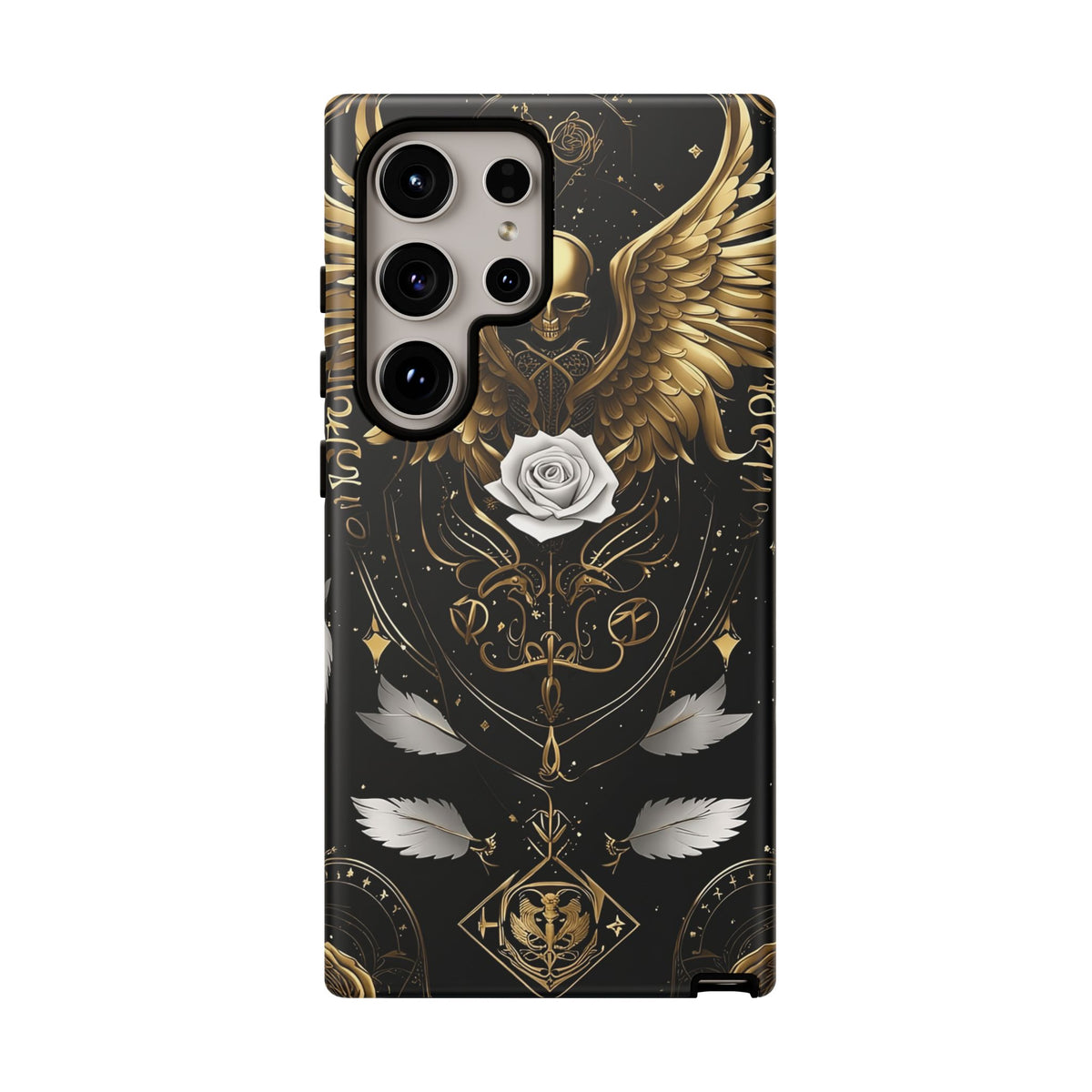 Phone Case - Tough - Gold Angel Wings