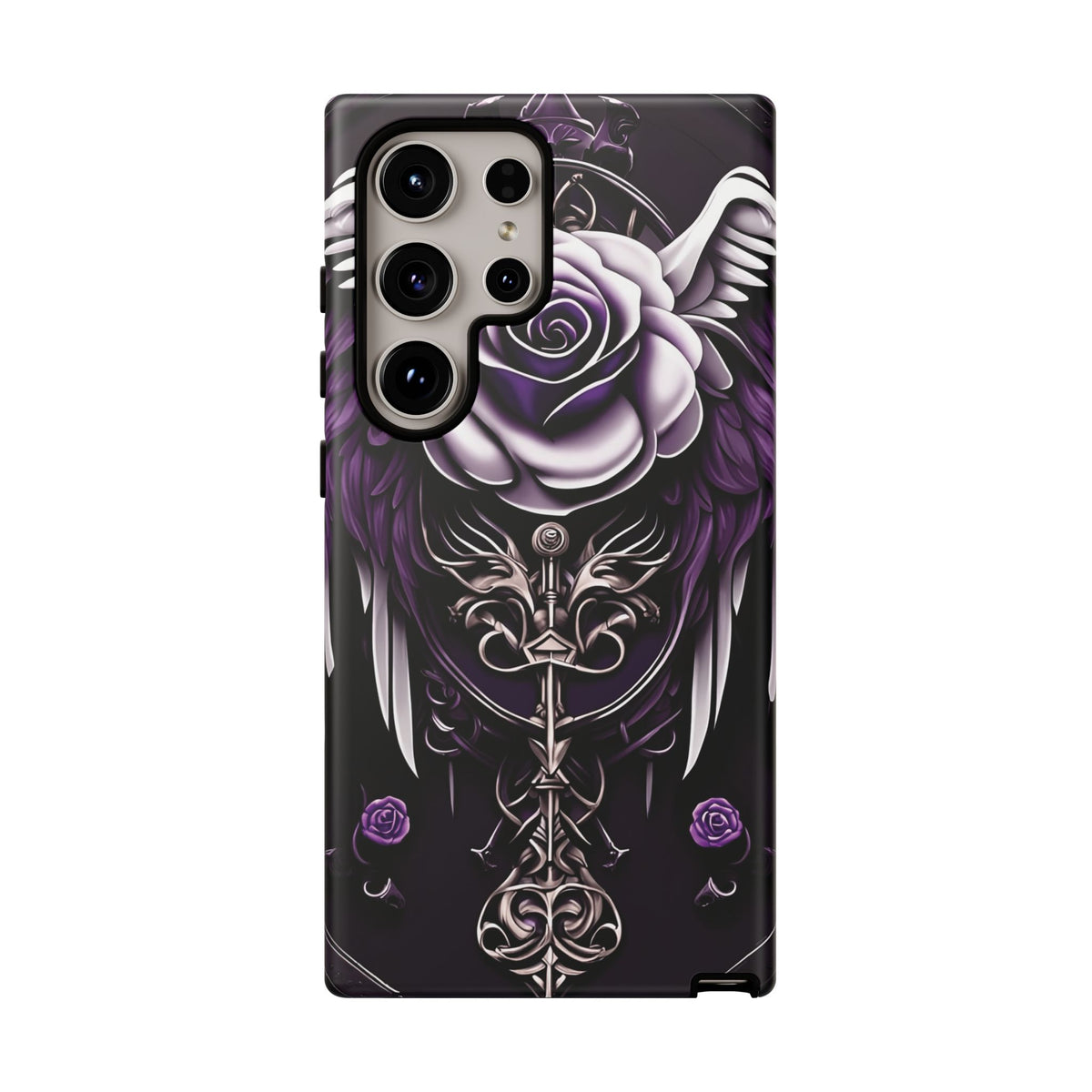 Phone Case - Tough - Purple Angel Wings