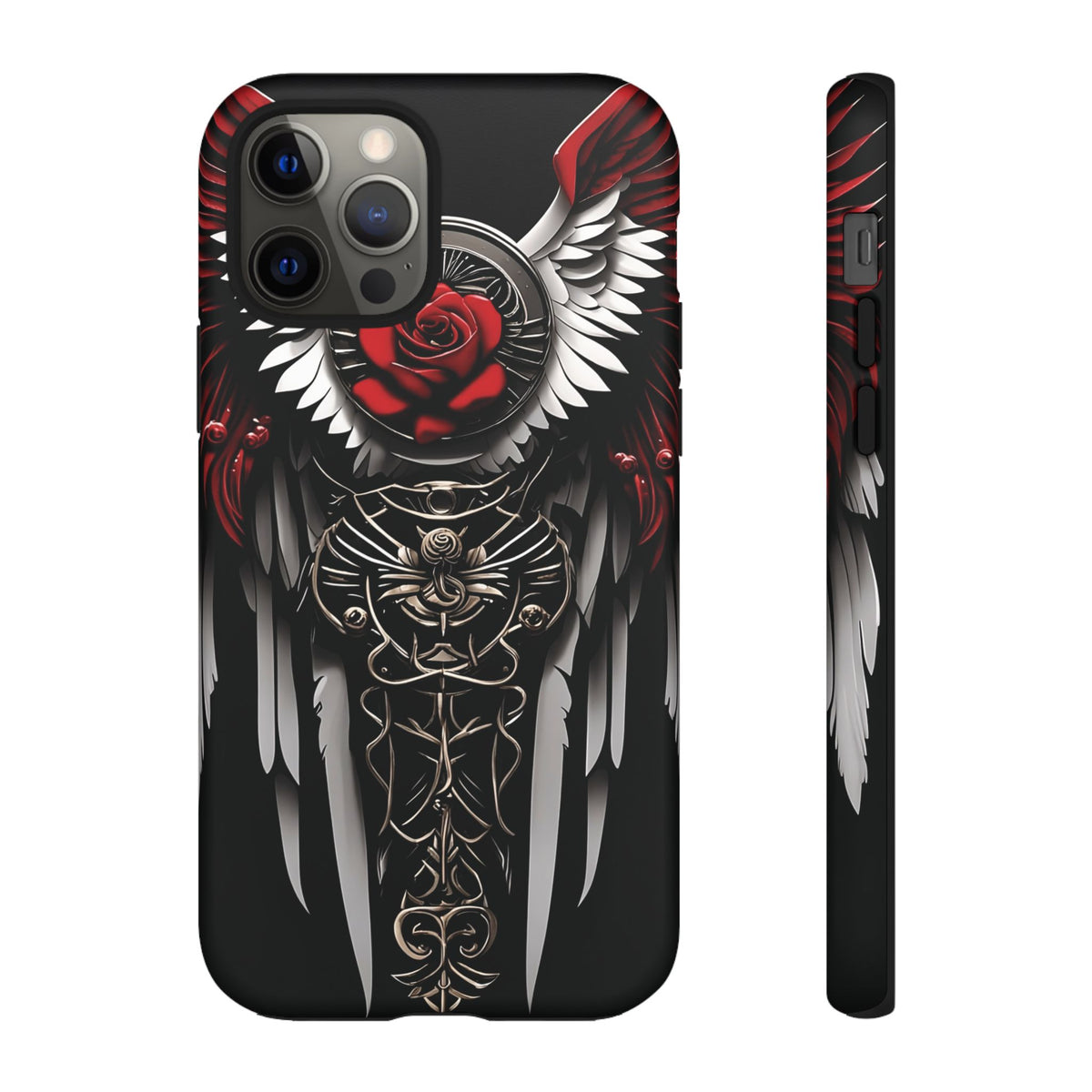 Phone Case - Tough - Red Angel Wings