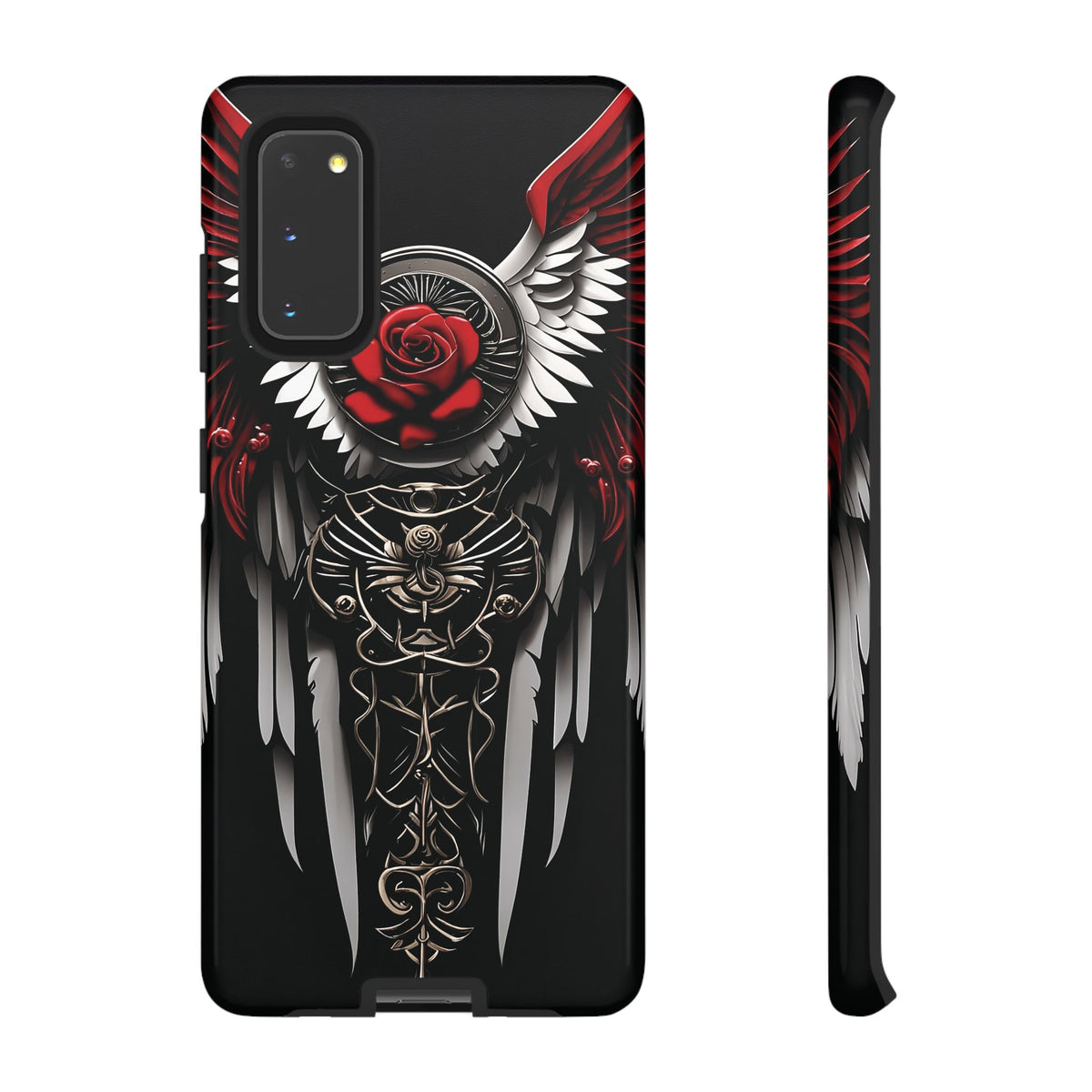 Phone Case - Tough - Red Angel Wings