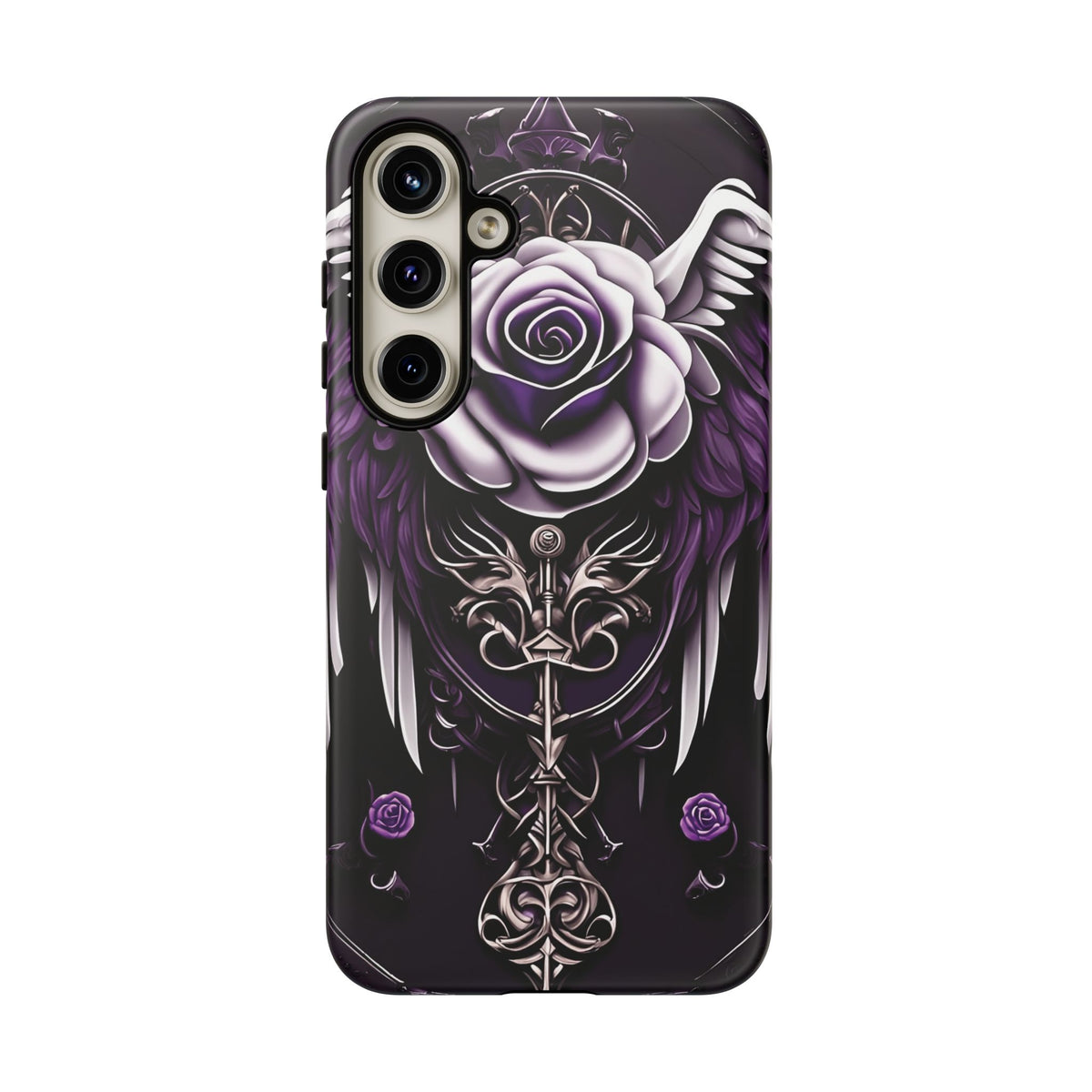 Phone Case - Tough - Purple Angel Wings