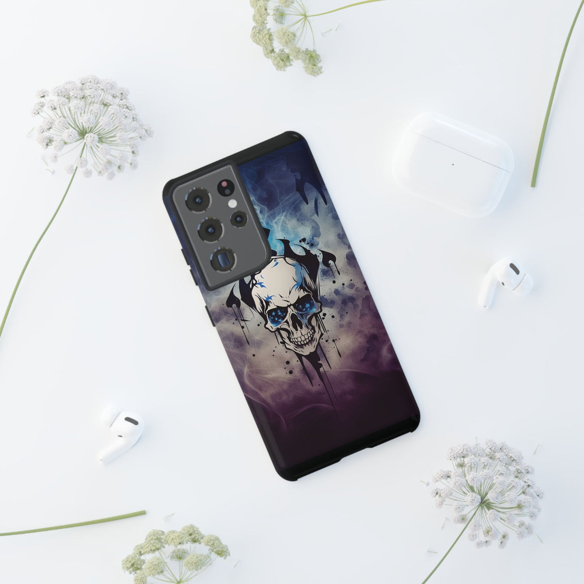 Phone Case - Tough - Blue Skull