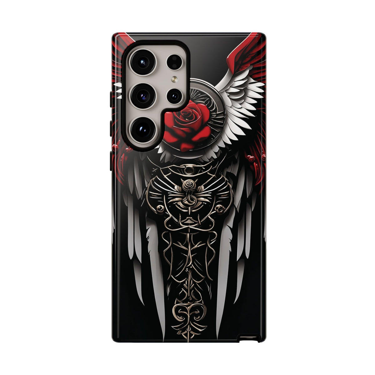 Phone Case - Tough - Red Angel Wings