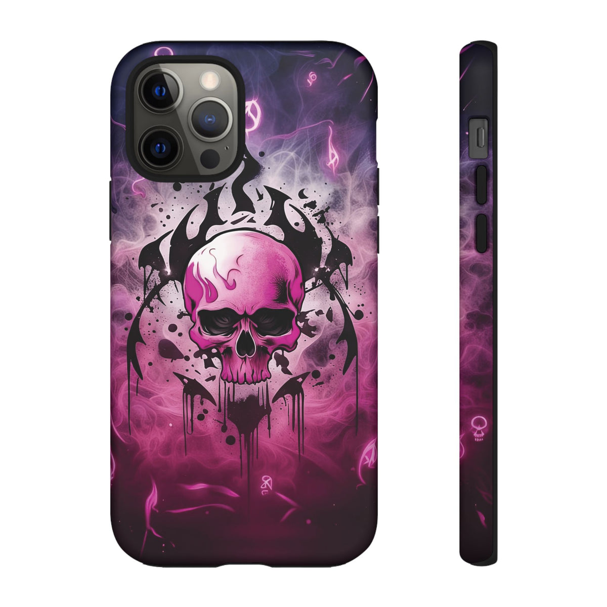Phone Case - Tough - Pink Skull