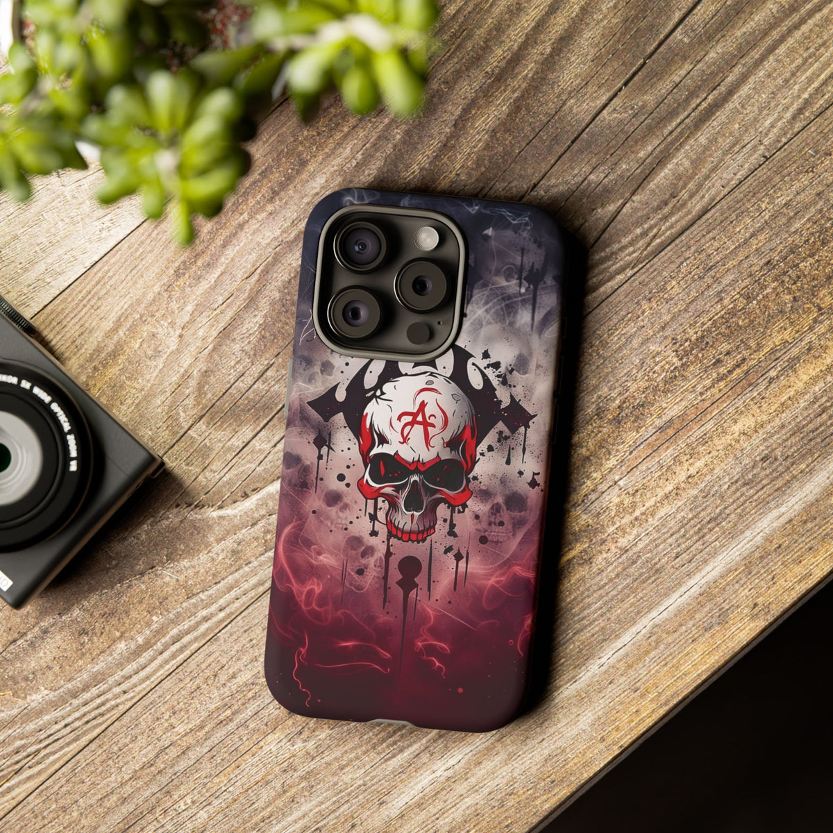 Phone Case - Tough - Red Skull