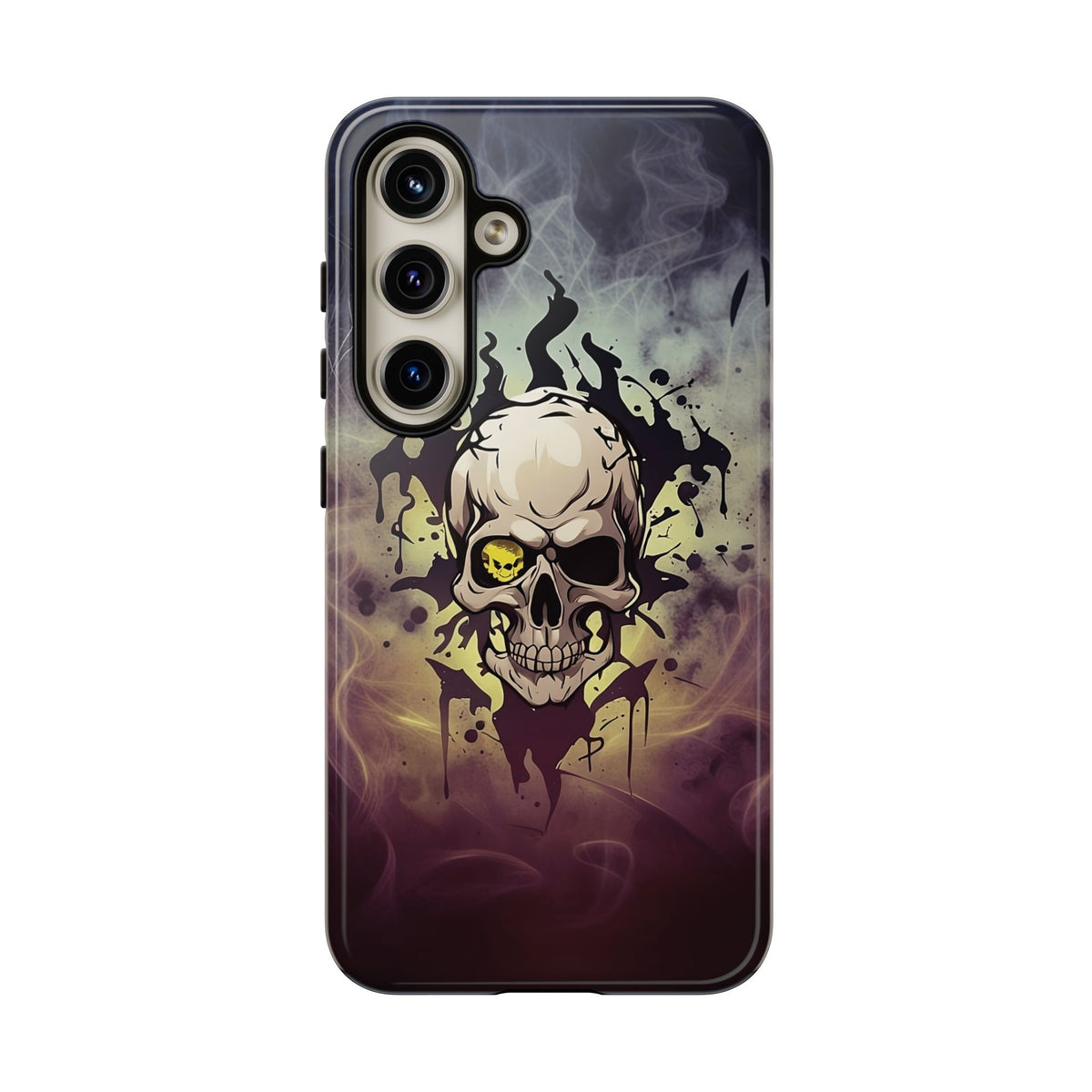 Phone Case - Tough - Yellow Skull