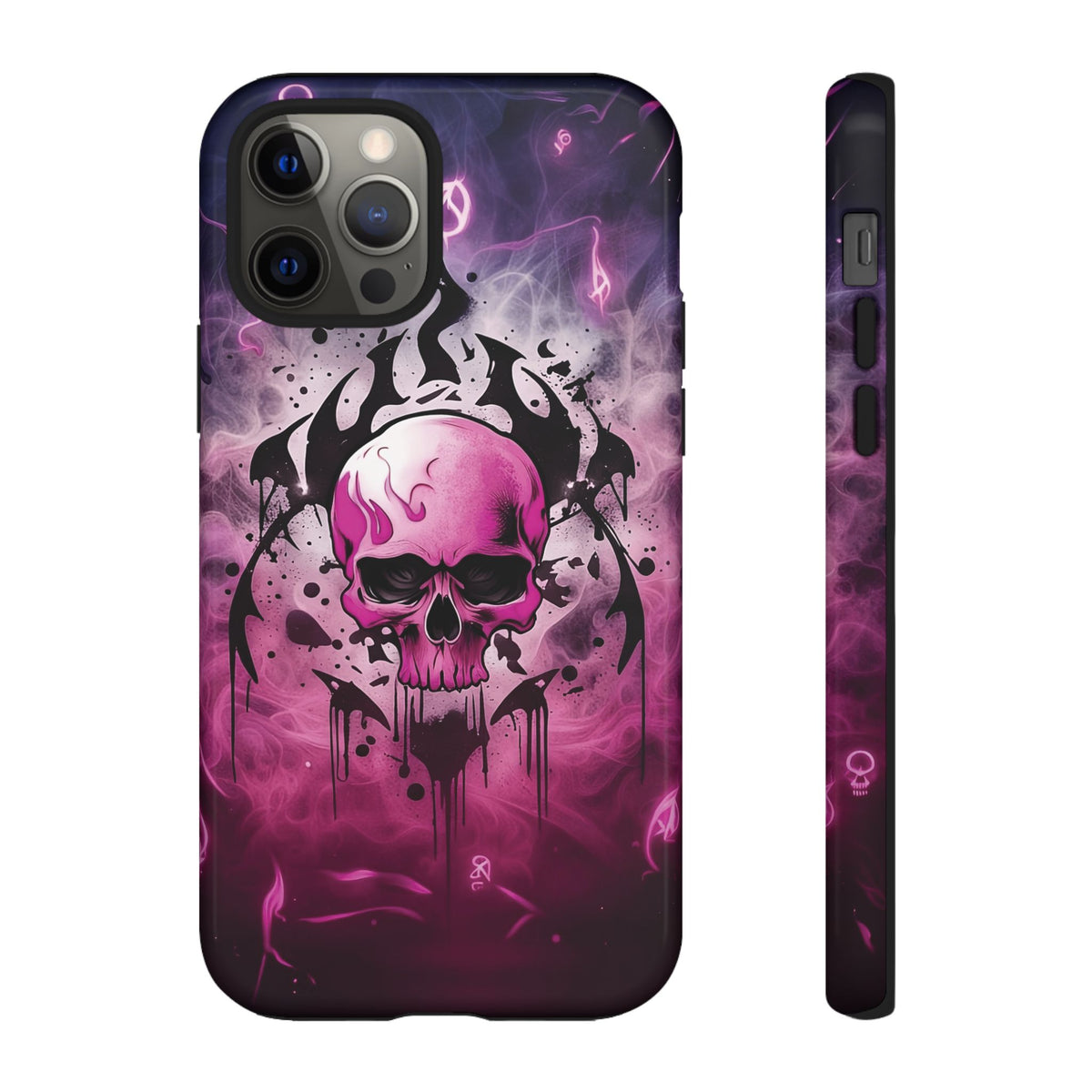Phone Case - Tough - Pink Skull
