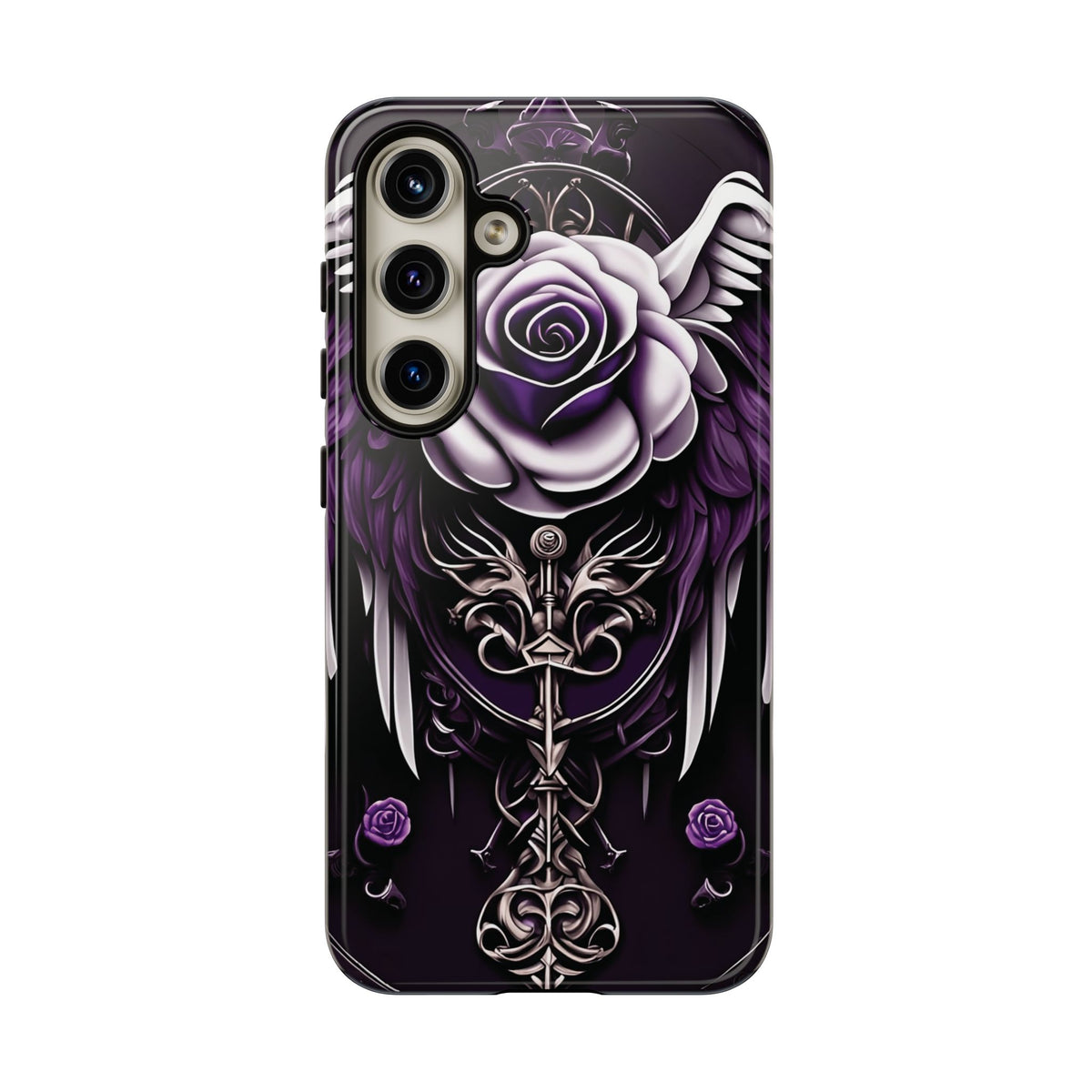 Phone Case - Tough - Purple Angel Wings