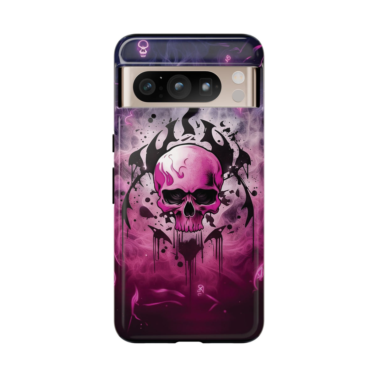 Phone Case - Tough - Pink Skull