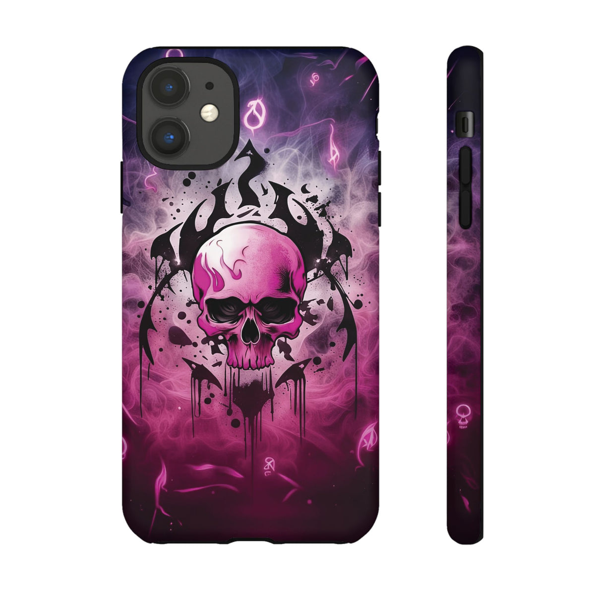 Phone Case - Tough - Pink Skull