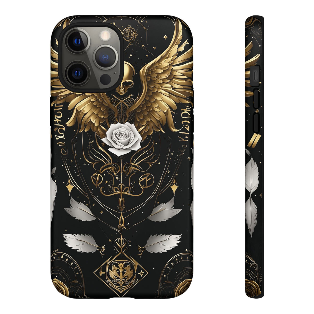 Phone Case - Tough - Gold Angel Wings