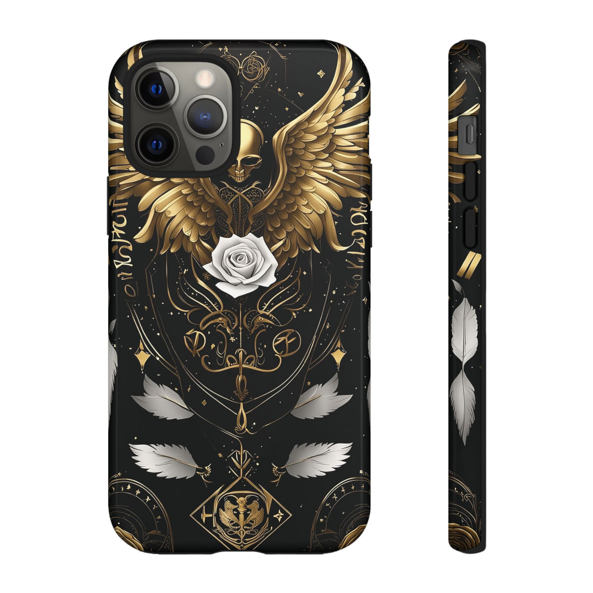 Phone Case - Tough - Gold Angel Wings