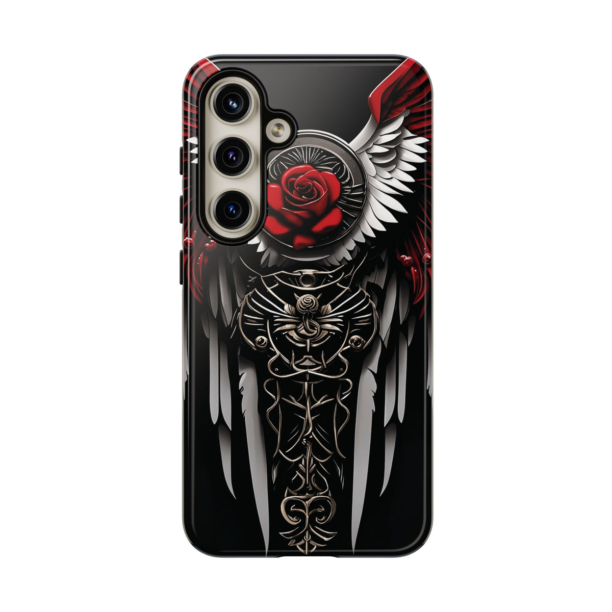 Phone Case - Tough - Red Angel Wings