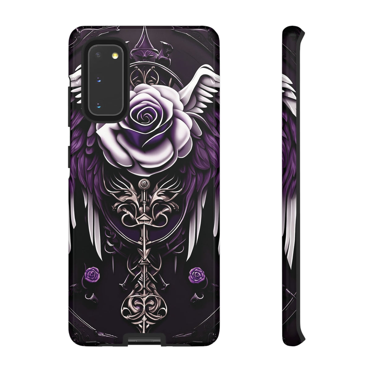 Phone Case - Tough - Purple Angel Wings