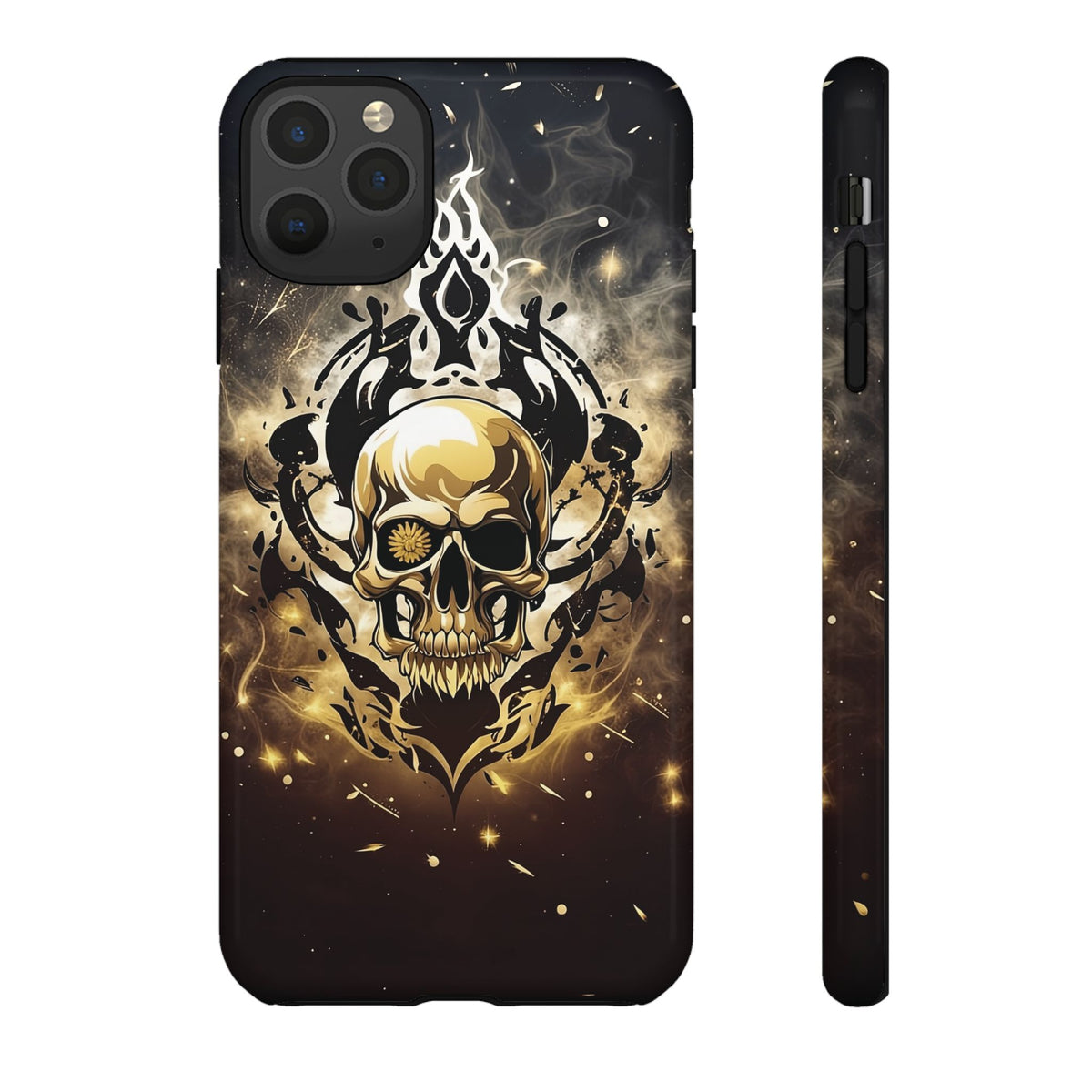 Phone Case - Tough - Gold Skull