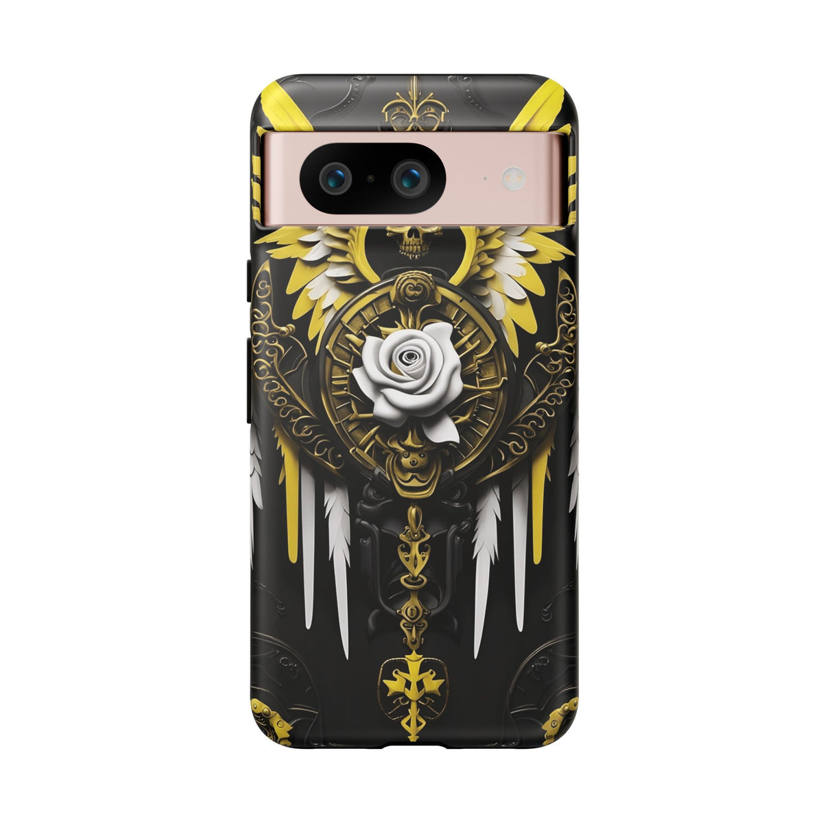 Phone Case - Tough - Yellow Angel Wings