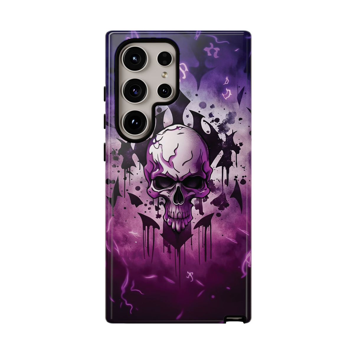 Phone Case - Tough - Purple Skull