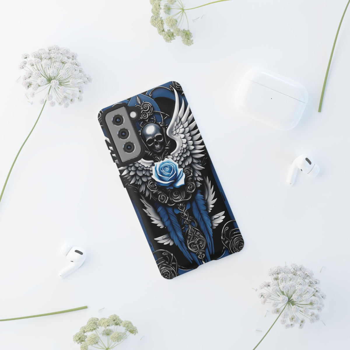 Phone Case - Tough - Blue Angel Wings