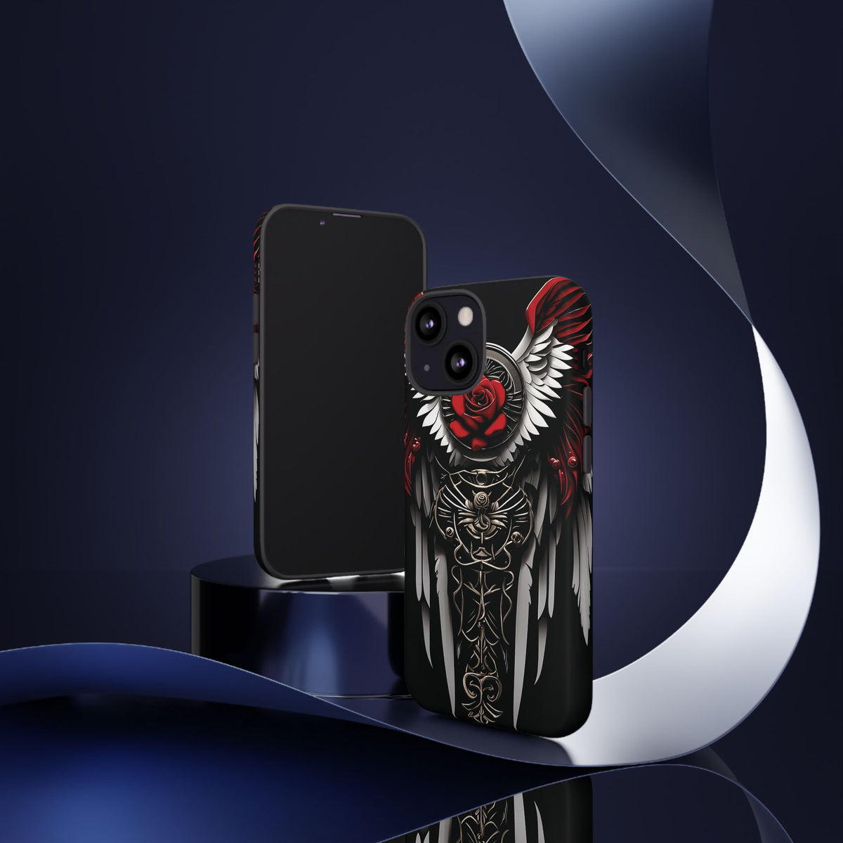 Phone Case - Tough - Red Angel Wings
