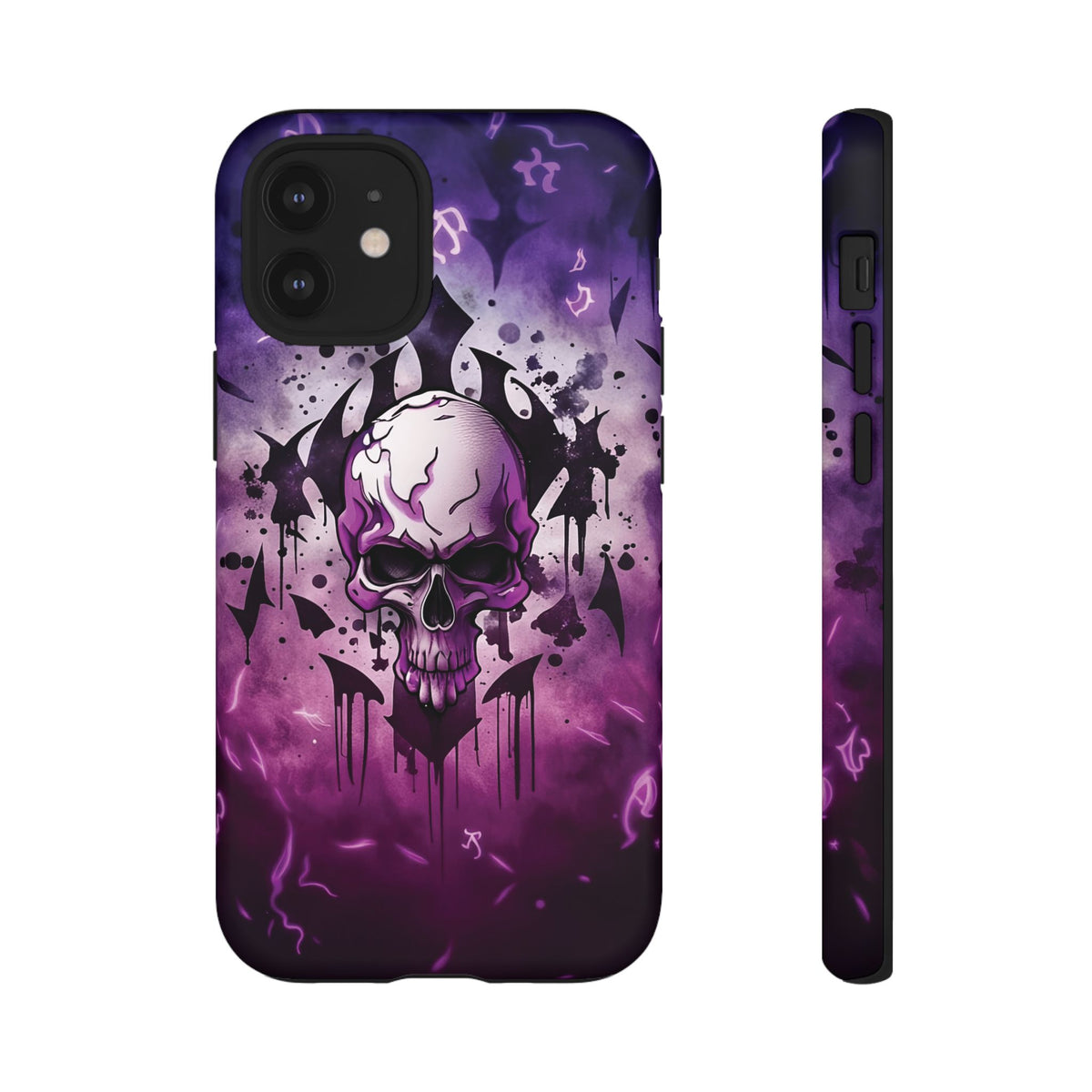 Phone Case - Tough - Purple Skull