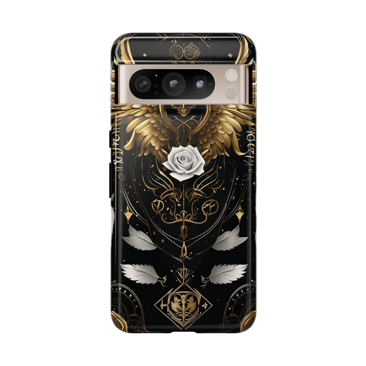 Phone Case - Tough - Gold Angel Wings