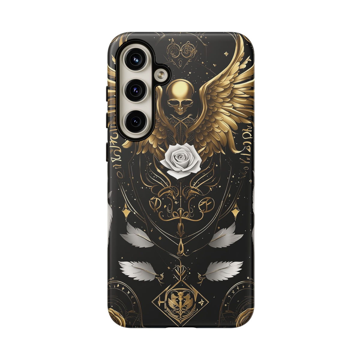 Phone Case - Tough - Gold Angel Wings