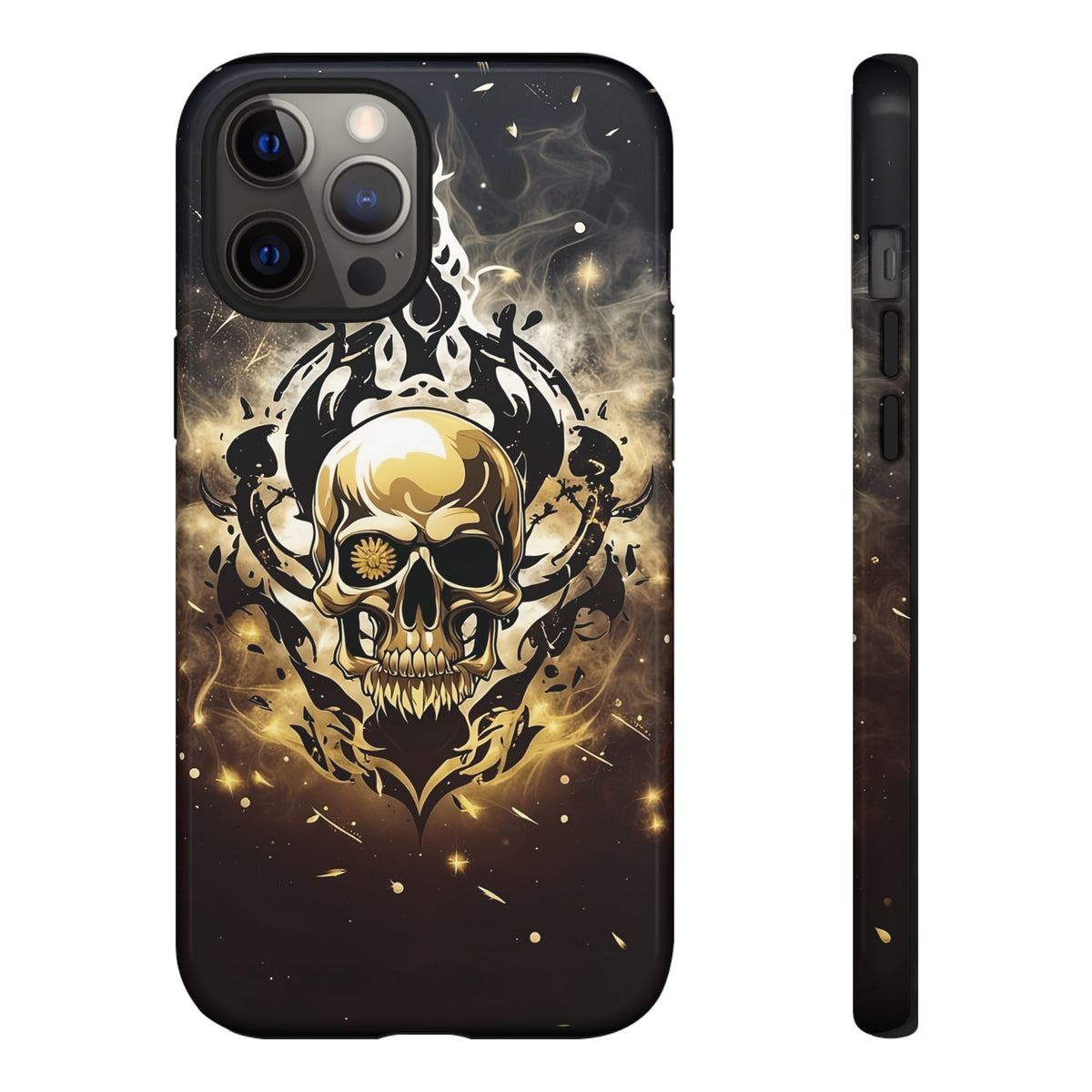 Phone Case - Tough - Gold Skull