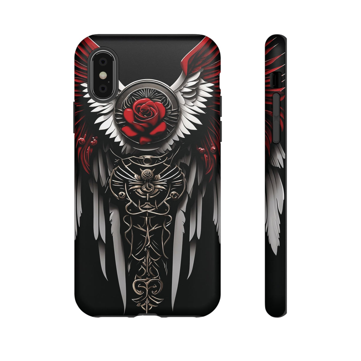 Phone Case - Tough - Red Angel Wings