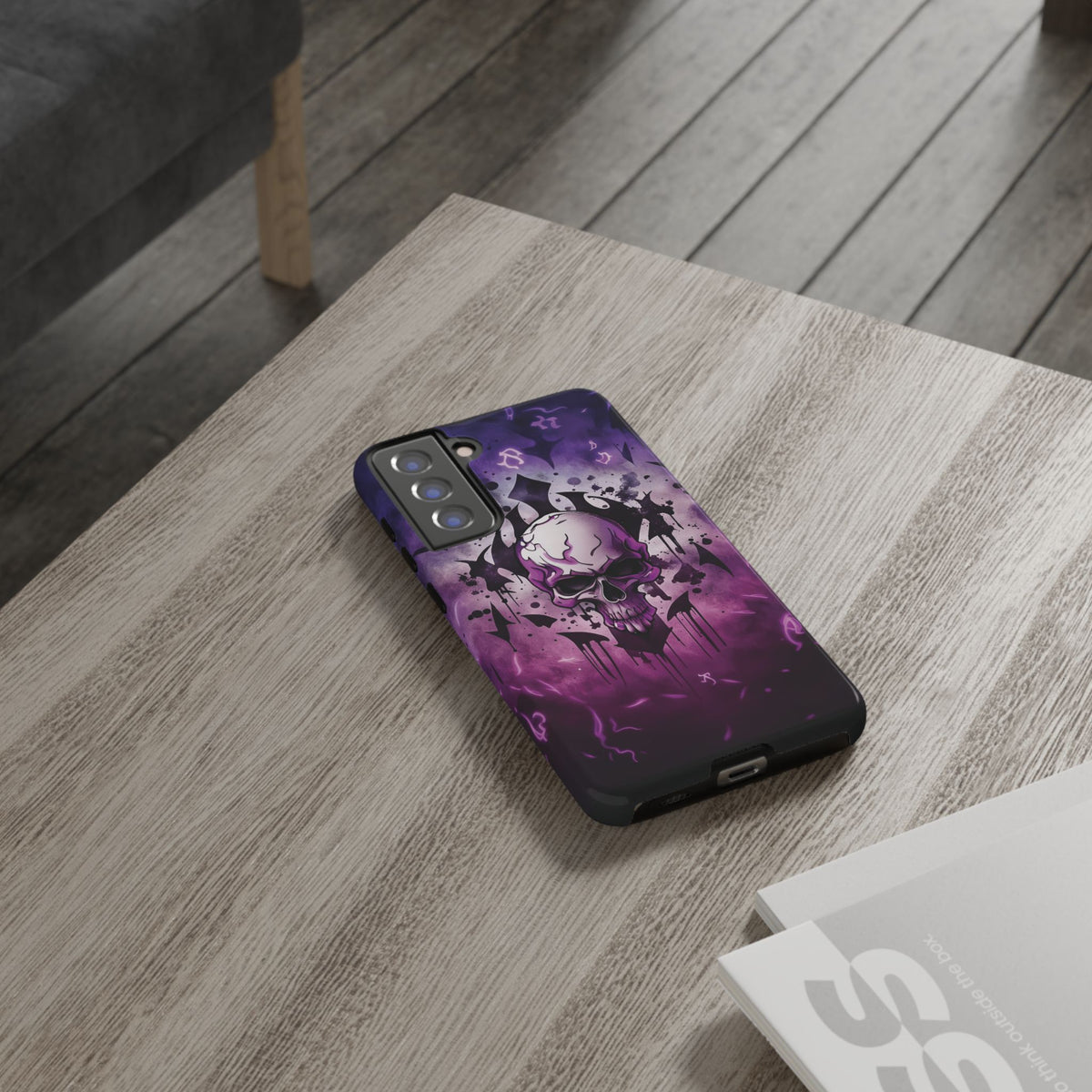 Phone Case - Tough - Purple Skull