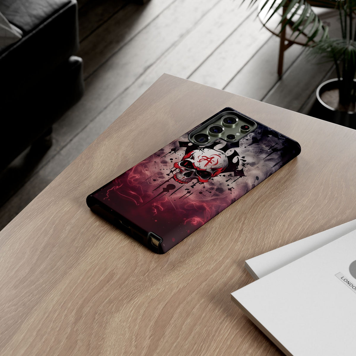 Phone Case - Tough - Red Skull