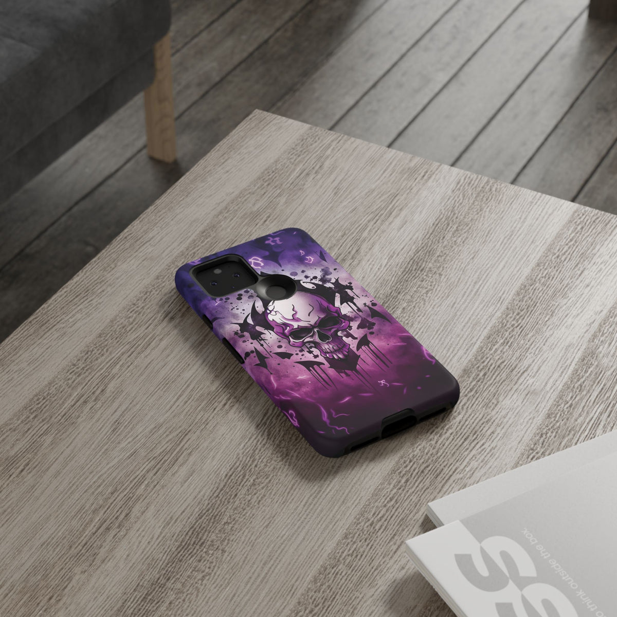 Phone Case - Tough - Purple Skull