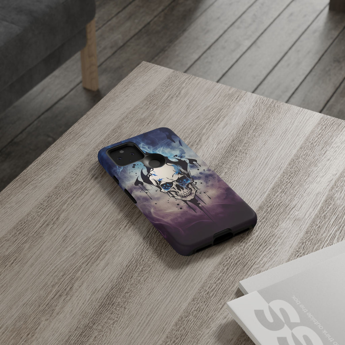 Phone Case - Tough - Blue Skull
