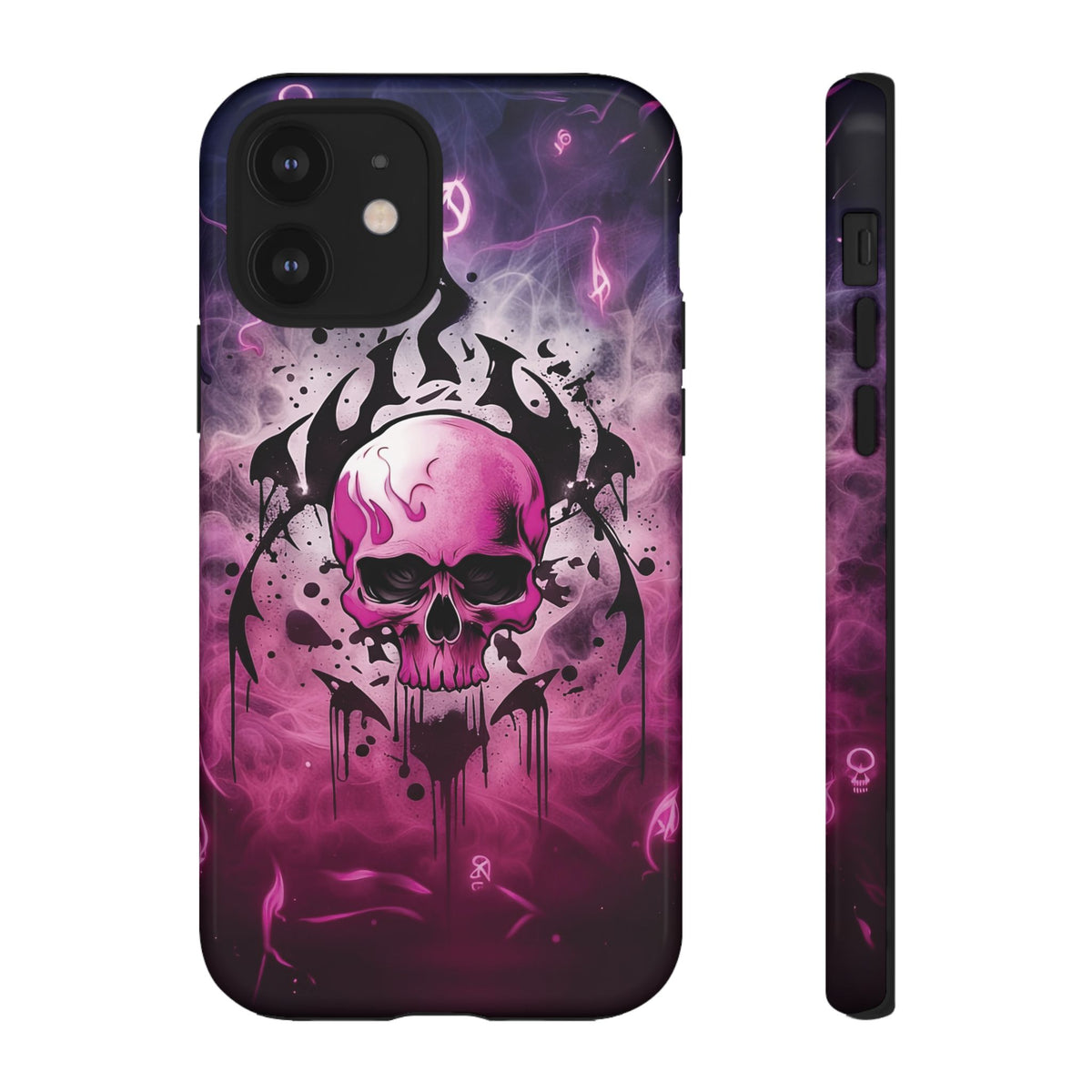 Phone Case - Tough - Pink Skull