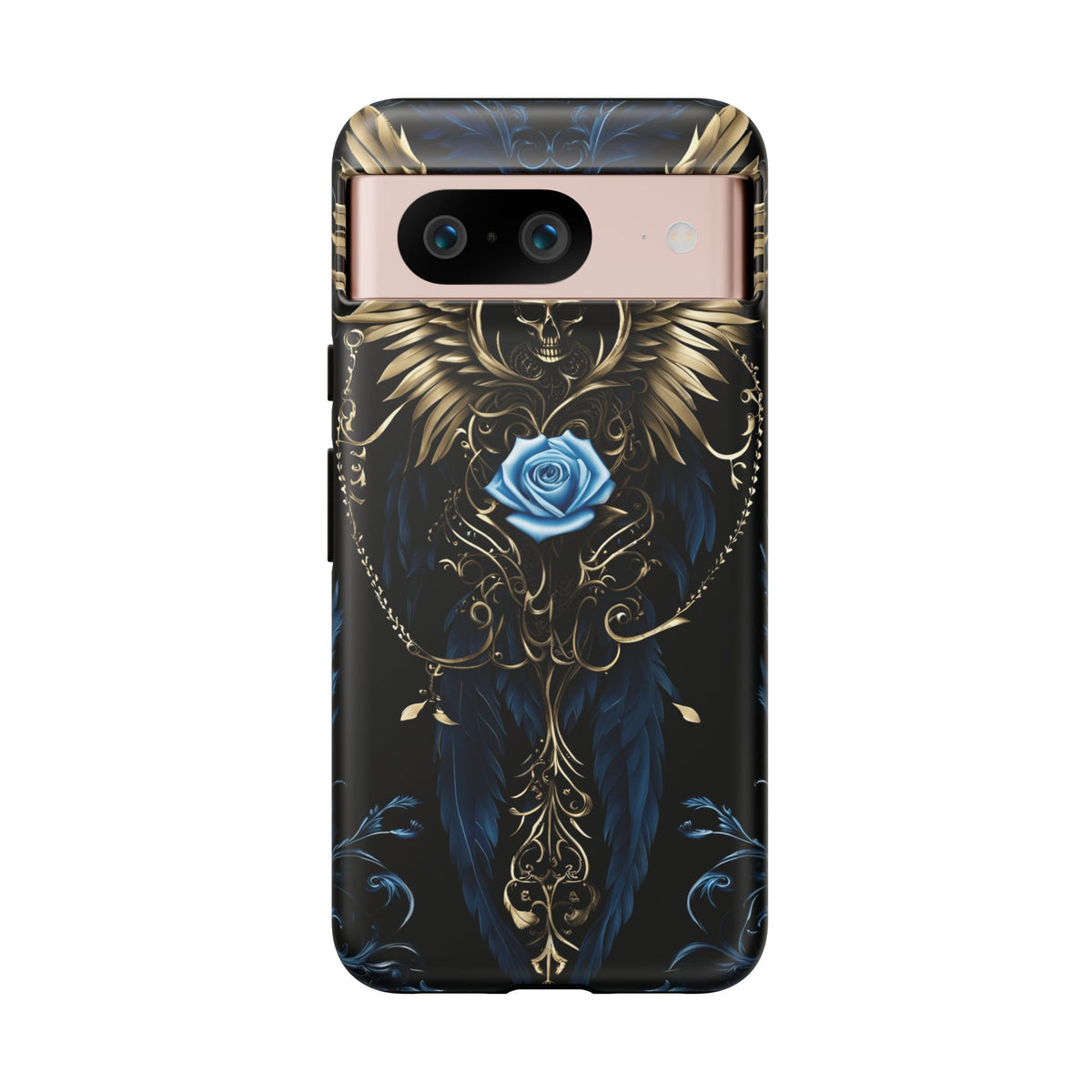 Phone Case - Tough - Blue Skull & Wings