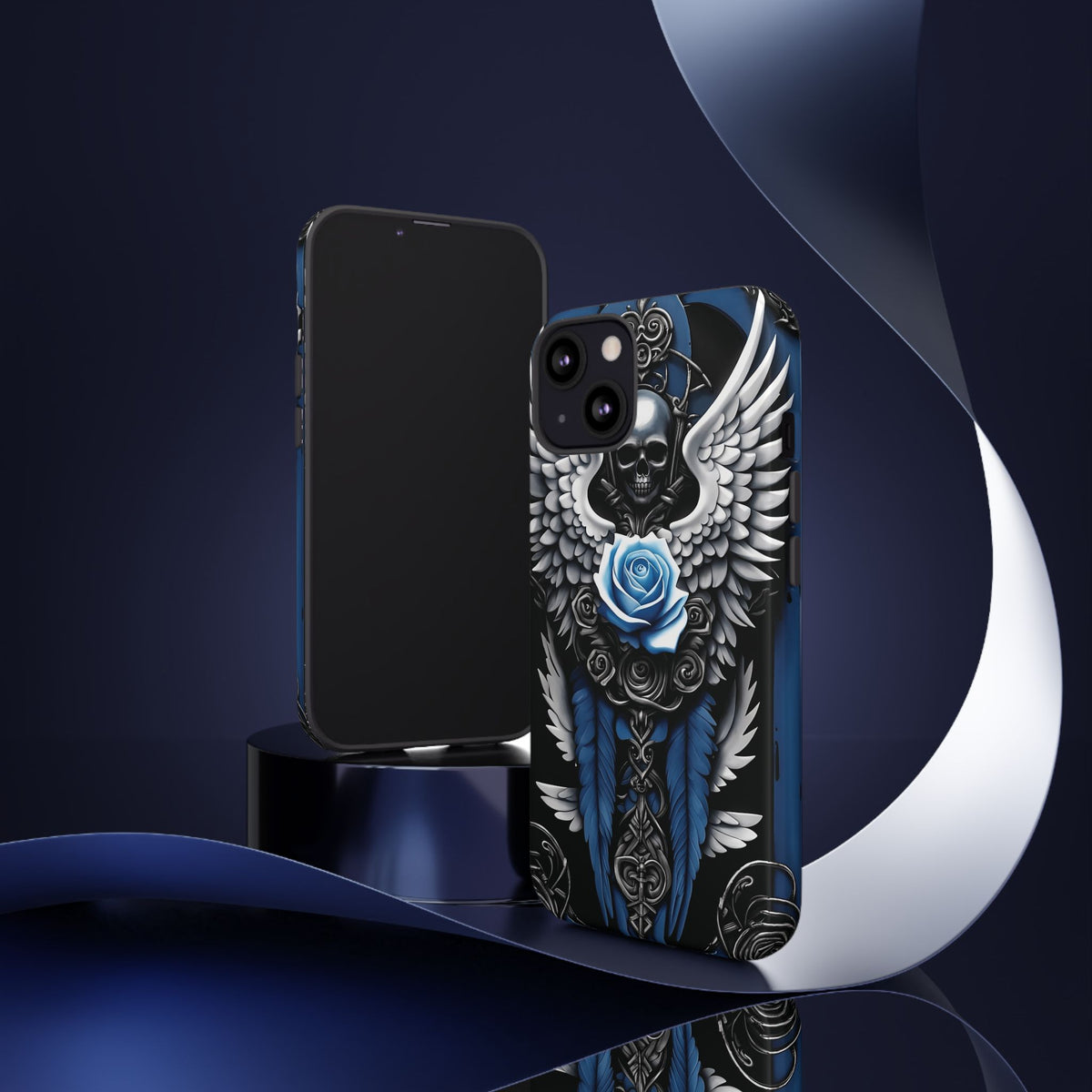 Phone Case - Tough - Blue Angel Wings