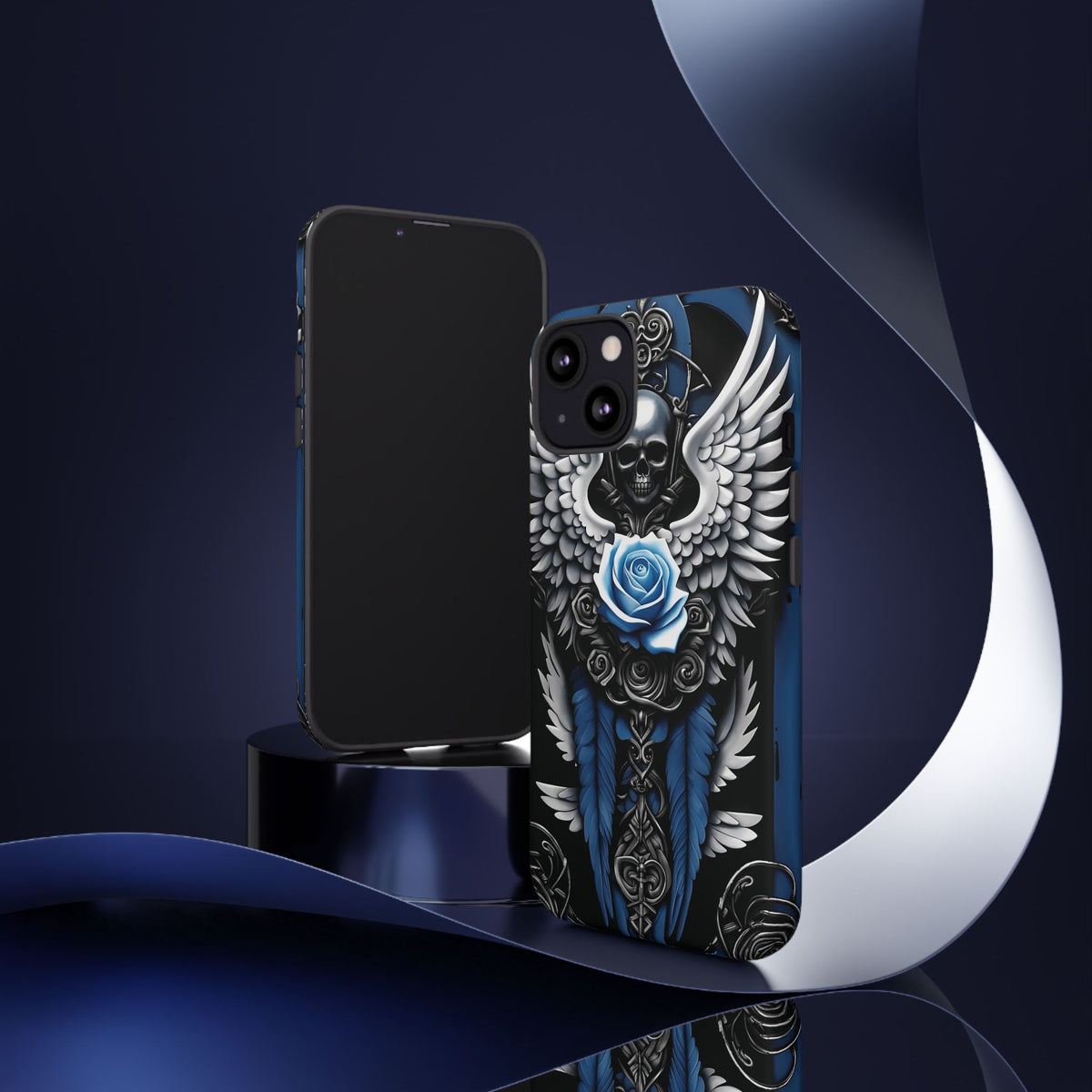 Phone Case - Tough - Blue Angel Wings