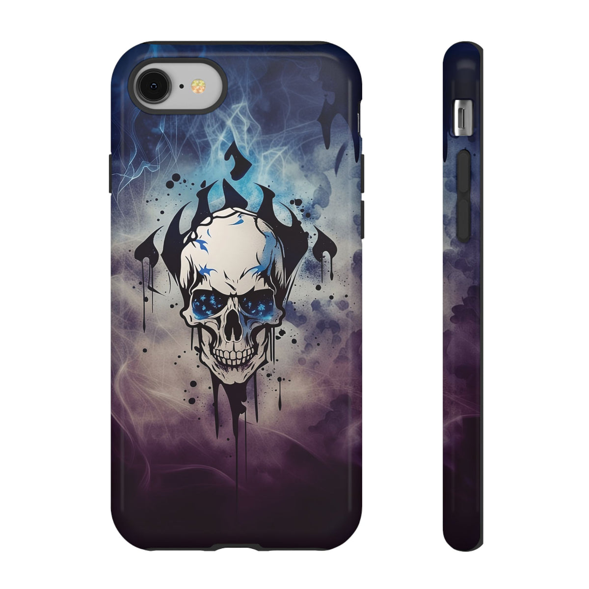 Phone Case - Tough - Blue Skull